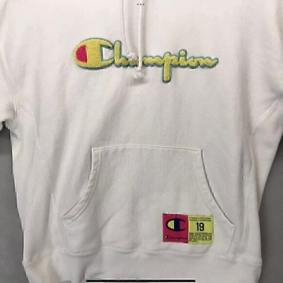 Champion "The Reverse  Weave Script Hoodie" Size XS - Picture 5 of 8